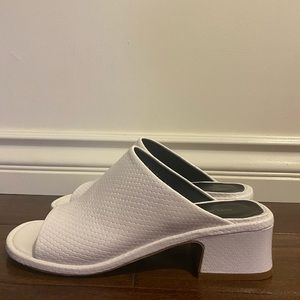 DRIES VAN NOTEN Snake Embossed Mule, 39.5